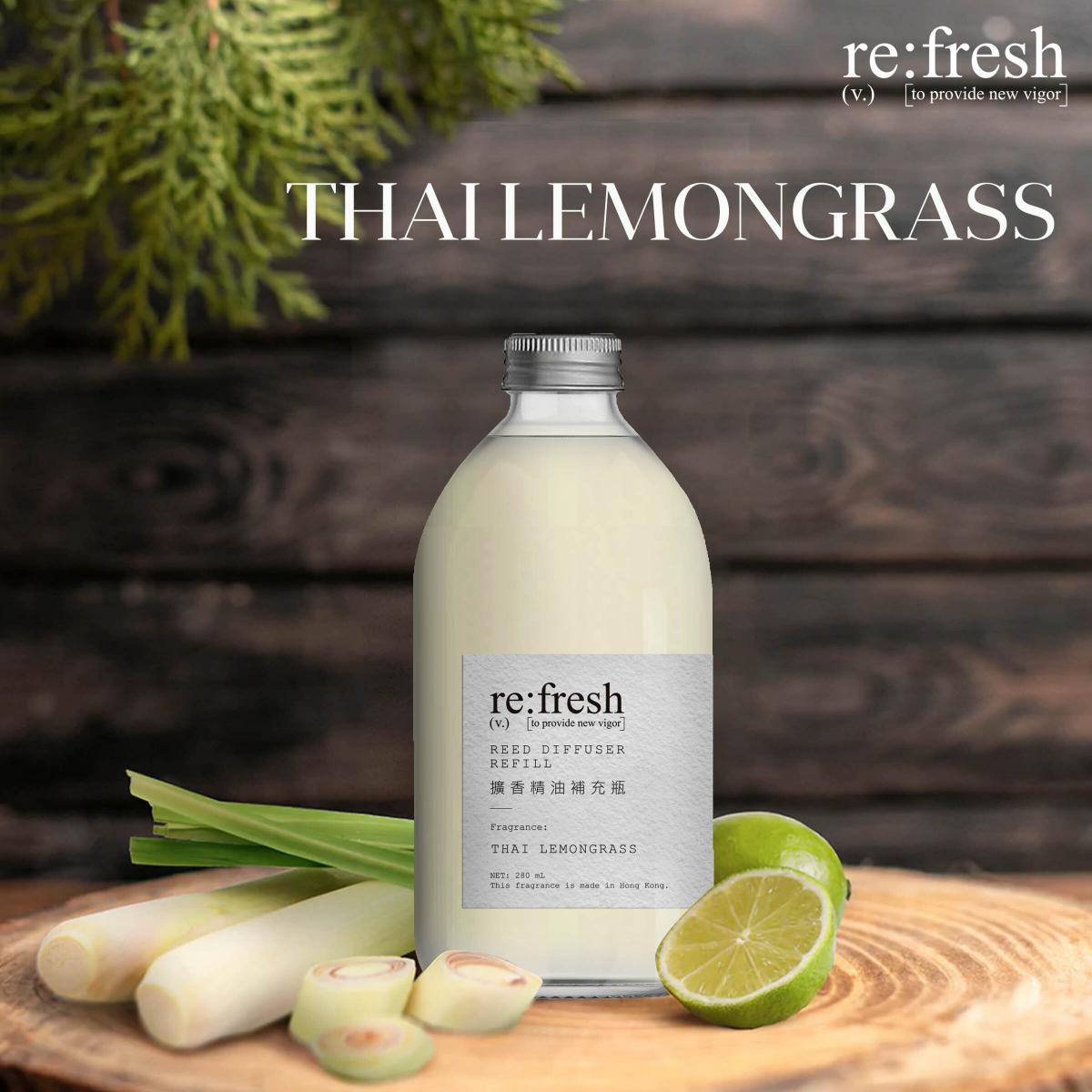 refresh - 泰式檸檬香茅香薰補充裝 280ml
