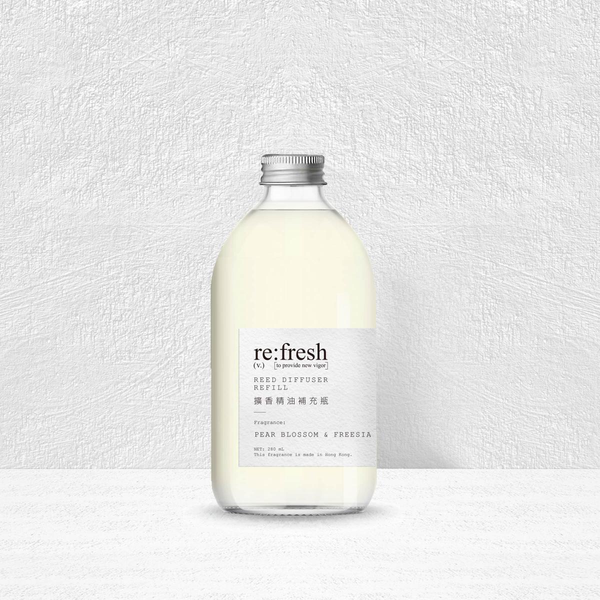 refresh - 梨花與小蒼蘭香薰補充裝280ml